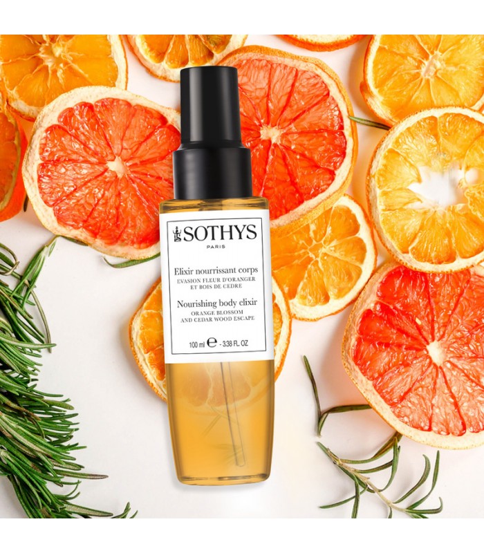 Sothys Nourishing body elixir orange blossom and cedar wood 100 ml