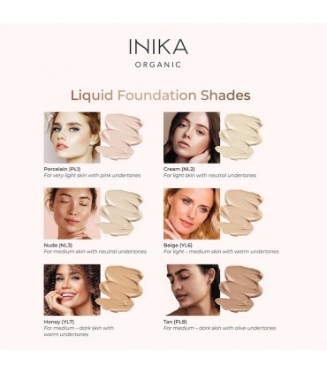 Inika Organic Liquid Foundation 30 ml